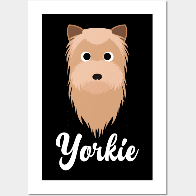 Yorkie - Yorkshire Terrier Wall Art by DoggyStyles